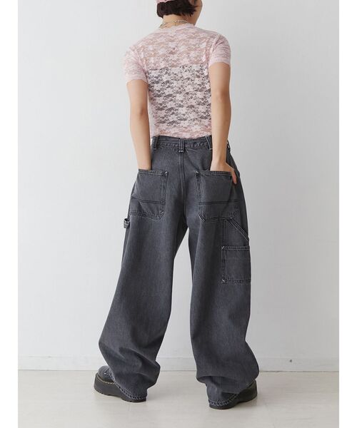 jouetie(ジュエティ)の「レースフィットTシャツ(Tシャツ/カットソー・レディース・ブラック/オフホワイト/ピンク/ブルー・MEDIUM/LARGE)」の17枚目の写真