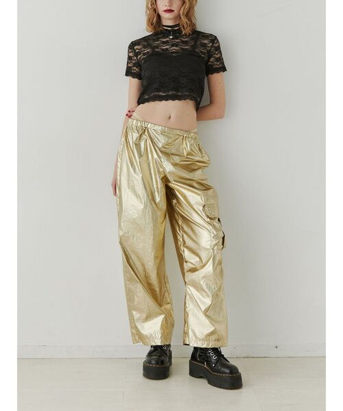 jouetie(ジュエティ)の「レースフィットTシャツ(Tシャツ/カットソー・レディース・ブラック/オフホワイト/ピンク/ブルー・MEDIUM/LARGE)」の22枚目の写真