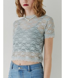 jouetie | レースフィットTシャツ(Tシャツ/カットソー)