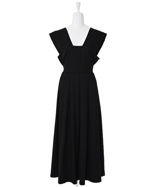 Narcissus（ナルシス）の「【Narcissus】タックフレアロングワンピース（ワンピース・レディース・ベージュ/ブラック・FREE）」の16枚目の写真