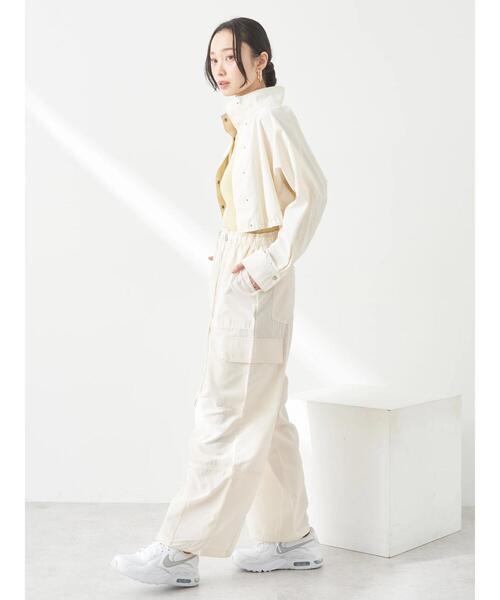 earth music&ecology（アースミュージックアンドエコロジー）の「カーゴパンツ（カーゴパンツ・レディース・ピンク/ライトカーキ/ライトベージュ・FREE）」の4枚目の写真