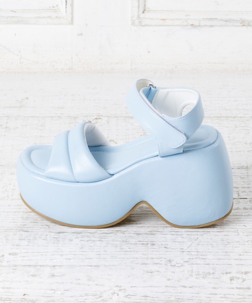 attagirl(アタガール)の「厚底パデットサンダル(サンダル・レディース・アイボリー/ブラック/ライトブルー・S/M/L)」の9枚目の写真