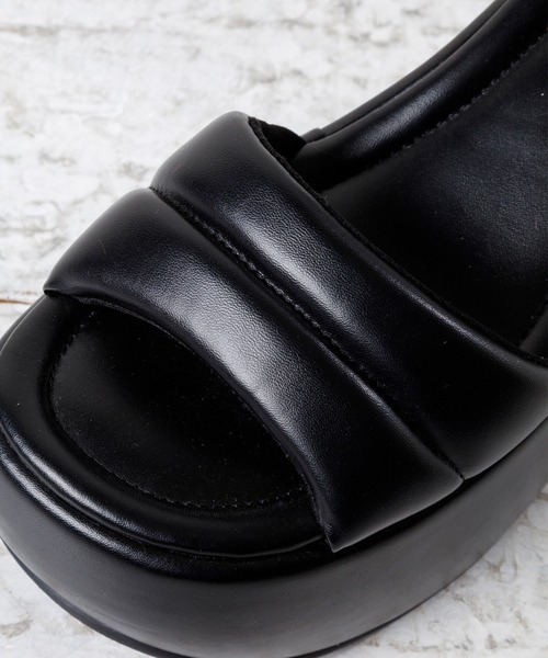 attagirl(アタガール)の「厚底パデットサンダル(サンダル・レディース・アイボリー/ブラック/ライトブルー・S/M/L)」の10枚目の写真