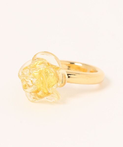 カヤ(カヤ)の「【カヤ】透け梅ガラスイヤーカフ(イヤーカフ・レディース・イエロー系その他/ブルー/ホワイト系その他/レッド系その他/グリーン系その他/パープル・FREE)」の5枚目の写真