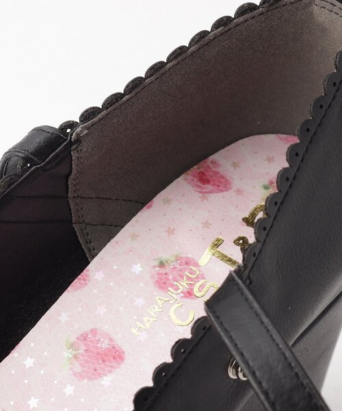 cs T&P(シーエスティーアンドピー)の「厚底クロスストラップウエッジパンプス 24SS(パンプス・レディース・ホワイト/ブラック系1/ブラック/レッド系1・S/M/L/LL)」の18枚目の写真