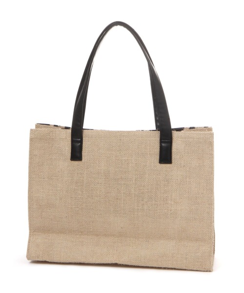 LAKOLE(ラコレ)の「横型ジュートトート / 996448(トートバッグ・レディース・レオパード/ゼブラ・FREE)」の5枚目の写真