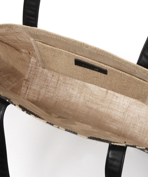 LAKOLE(ラコレ)の「横型ジュートトート / 996448(トートバッグ・レディース・レオパード/ゼブラ・FREE)」の9枚目の写真