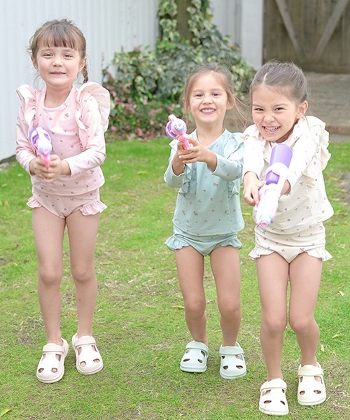 miiyaaaaan　82.入園入学セット　女の子　パープルピンク　花柄 花柄 ＆ パープル - 入学入園グッズ 様々な大きさ 役立つ安心