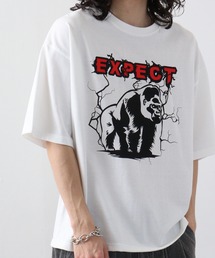 ワイド 半袖 アニマル Tシャツ