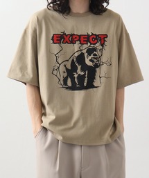 ワイド 半袖 アニマル Tシャツ