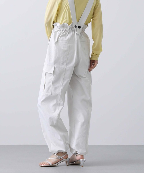 Gready Brilliant（グレディブリリアン）の「綿タッチサス付カーゴパンツ（カーゴパンツ・レディース・アイボリー/カーキ・38）」の11枚目の写真