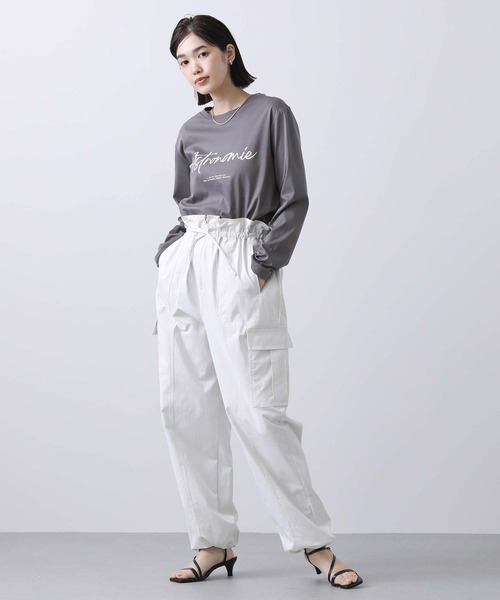 Gready Brilliant（グレディブリリアン）の「綿タッチサス付カーゴパンツ（カーゴパンツ・レディース・アイボリー/カーキ・38）」の15枚目の写真