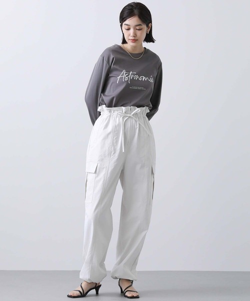 Gready Brilliant（グレディブリリアン）の「綿タッチサス付カーゴパンツ（カーゴパンツ・レディース・アイボリー/カーキ・38）」の18枚目の写真