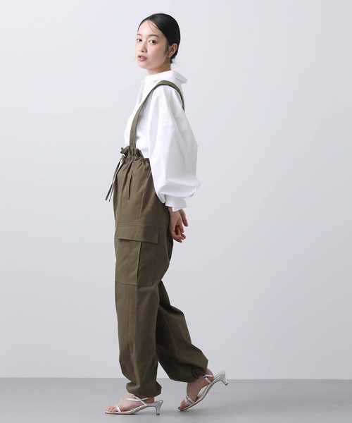 Gready Brilliant（グレディブリリアン）の「綿タッチサス付カーゴパンツ（カーゴパンツ・レディース・アイボリー/カーキ・38）」の20枚目の写真