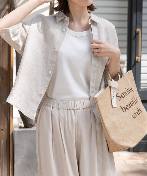 FORK&SPOON（フォークアンドスプーン）の「FORK&SPOON　フライスタンクトップ（タンクトップ・レディース・グレー/オフホワイト/ブラック・1）」の20枚目の写真