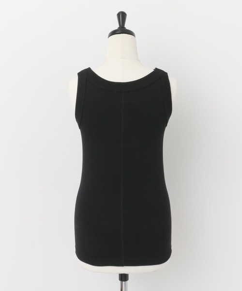 FORK&SPOON（フォークアンドスプーン）の「FORK&SPOON　フライスタンクトップ（タンクトップ・レディース・グレー/オフホワイト/ブラック・1）」の7枚目の写真