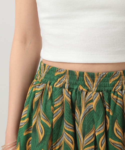 BAYFLOW(ベイフロー)の「バティック風プリントスカート(スカート・レディース・ダークブラウン/グリーン/オレンジ・FREE)」の17枚目の写真