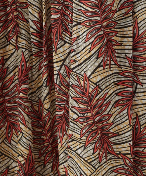 BAYFLOW(ベイフロー)の「バティック風プリントスカート(スカート・レディース・ダークブラウン/グリーン/オレンジ・FREE)」の12枚目の写真