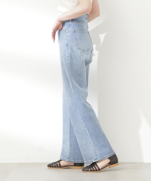 N.（N. Natural Beauty Basic）（エヌエヌナチュラルビューティーベーシック）の「◆【S Size Line】５ポケットワイドデニムパンツ（デニムパンツ・レディース・ライトブルー/ワンウォッシュ・MEDIUM/SMALL/X-SMALL）」の7枚目の写真