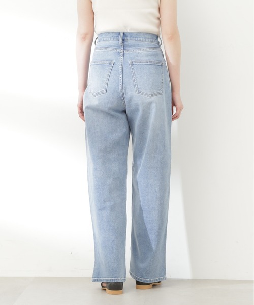 N.（N. Natural Beauty Basic）（エヌエヌナチュラルビューティーベーシック）の「◆【S Size Line】５ポケットワイドデニムパンツ（デニムパンツ・レディース・ライトブルー/ワンウォッシュ・MEDIUM/SMALL/X-SMALL）」の8枚目の写真