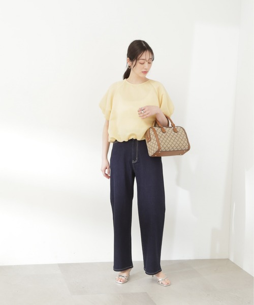 N.（N. Natural Beauty Basic）（エヌエヌナチュラルビューティーベーシック）の「◆【S Size Line】５ポケットワイドデニムパンツ（デニムパンツ・レディース・ライトブルー/ワンウォッシュ・MEDIUM/SMALL/X-SMALL）」の19枚目の写真