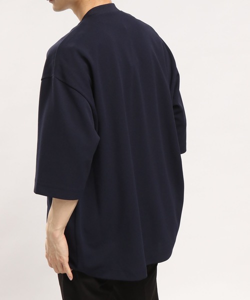 GLOBAL WORK Smile Seed Store(グローバルワーク スマイルシードストア)の「ジョーゼットカーディガン5分袖/180996(カーディガン/ボレロ・メンズ・ネイビー/ブラック/グレイッシュベージュ・SMALL/MEDIUM/LARGE)」の21枚目の写真