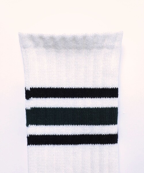 Firsthand（ファーストハンド）の「VIBSOX ×MA Firsthand/ビブソックス 別注 ラインソックス（ソックス/靴下・メンズ・ホワイト・ﾌﾘ-）」の5枚目の写真