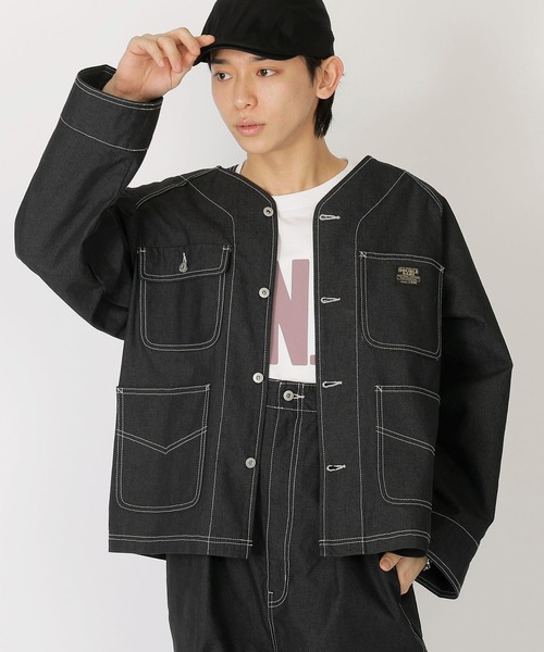 DOUBLE NAME（ダブルネーム）の「ピンドットカバーオール（カバーオール・レディース・ベージュ/ブラック・FREE）」の17枚目の写真