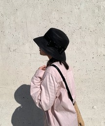 MANIERA | ペーパーブレードボーダーリボンハット(ハット)