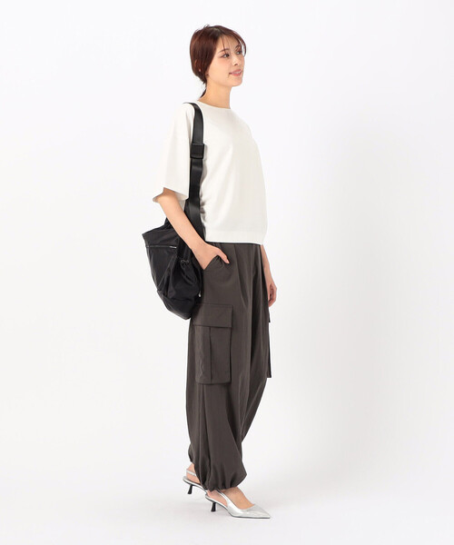 MONO　COMME CA（モノコムサ）の「ユニセックス ショルダー（ショルダーバッグ・レディース・ブラック/カーキ/グレー・FREE）」の6枚目の写真