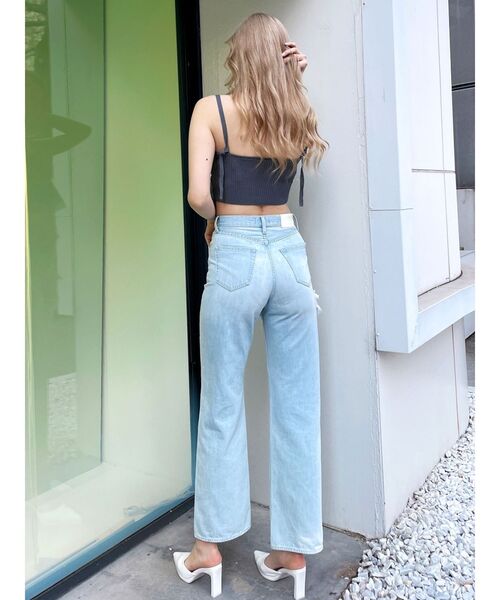 GYDA（ジェイダ）の「チュールドッキングニットビスチェ（キャミソール・レディース・ブラック/グレー・FREE）」の16枚目の写真