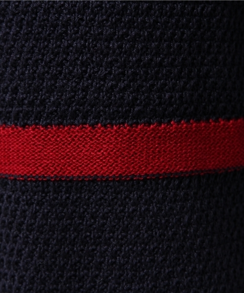 SEVENDAYS=SUNDAY（セブンデイズサンデイ）の「アクリルコットン　カノコボーダー長袖プルオーバー（ニット/セーター・レディース・カーキ/ネイビー/オフホワイト・FREE）」の11枚目の写真