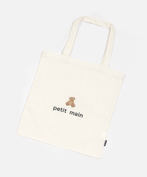 petit main（プティマイン）の「エコトートバッグ（トートバッグ・キッズ・ライトピンク/モカ/マルチ/レッド・FREE）」の2枚目の写真