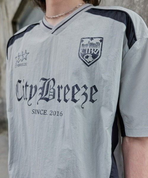 CITYBREEZE（シティブリーズ）の「CITY NYLON UNIFORM SHORT SLEEVE T-SHIRT（Tシャツ/カットソー・レディース・グレー/ネイビー・MEDIUM/LARGE）」の13枚目の写真