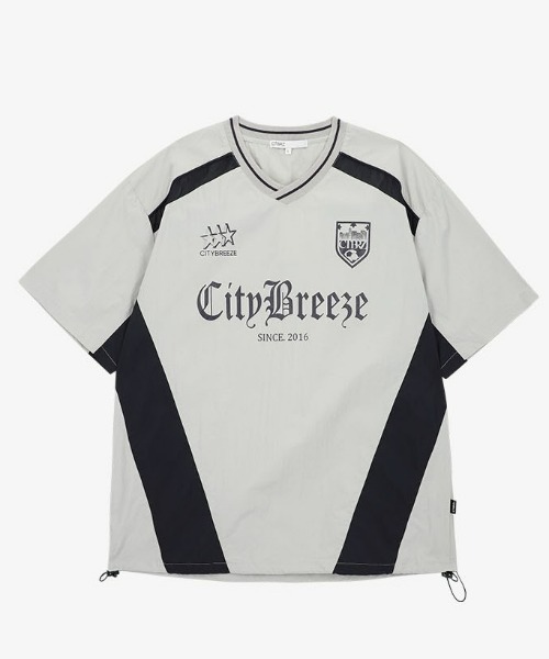 CITYBREEZE（シティブリーズ）の「CITY NYLON UNIFORM SHORT SLEEVE T-SHIRT（Tシャツ/カットソー・レディース・グレー/ネイビー・MEDIUM/LARGE）」の16枚目の写真