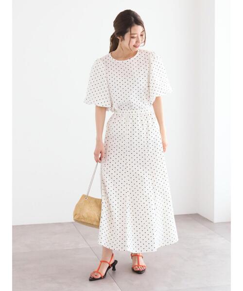 Te chichi（テチチ）の「サッカードットバルーンスリーブブラウス（セットアップ可）（シャツ/ブラウス・レディース・ブラウン/オフホワイト・F）」の10枚目の写真