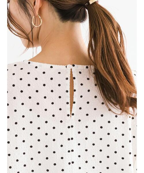 Te chichi（テチチ）の「サッカードットバルーンスリーブブラウス（セットアップ可）（シャツ/ブラウス・レディース・ブラウン/オフホワイト・F）」の17枚目の写真