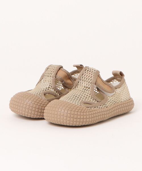 shoes365(シューズスリーシックスファイヴ)の「【shoes365】子供用メッシュデザイン通気性スニーカー(スニーカー・キッズ・ブラック/ベージュ・17.5cm/16.5cm/16.0cm/15.5cm/15.0cm/14.0cm)」の22枚目の写真