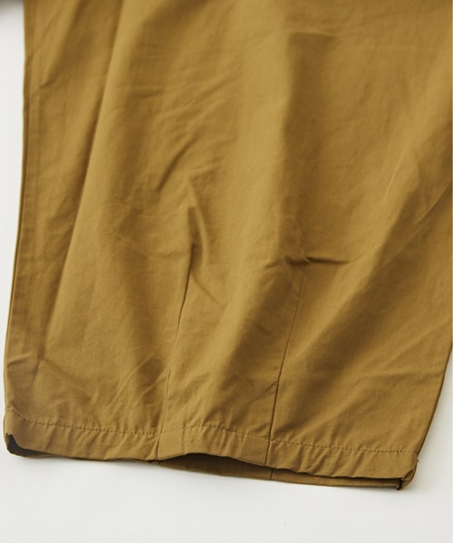 CUBE SUGAR（キューブシュガー）の「ツイルビッグサロペット（サロペット/オーバーオール・レディース・カーキ/ベージュ/ブラック・M）」の14枚目の写真