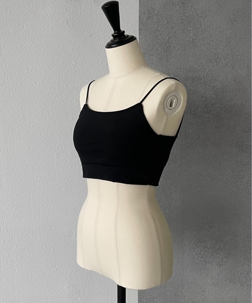 Solace（ソレイス）の「バックオープンベアトップ（チューブトップ・レディース・ブラック/ナチュラル/グリーン/ホワイト・FREE）」の7枚目の写真