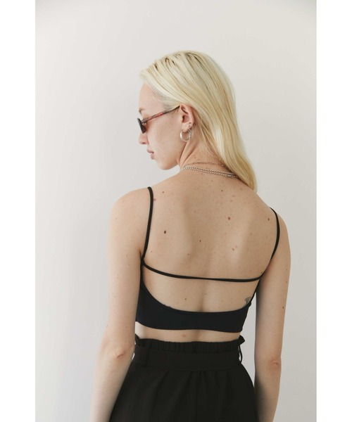 Solace（ソレイス）の「バックオープンベアトップ（チューブトップ・レディース・ブラック/ナチュラル/グリーン/ホワイト・FREE）」の21枚目の写真