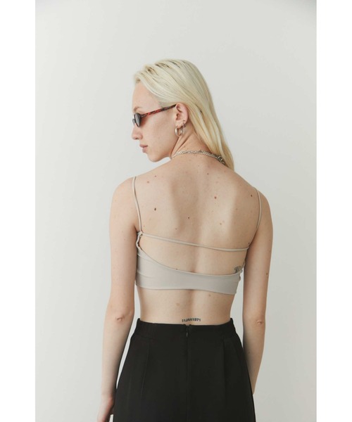 Solace（ソレイス）の「バックオープンベアトップ（チューブトップ・レディース・ブラック/ナチュラル/グリーン/ホワイト・FREE）」の18枚目の写真