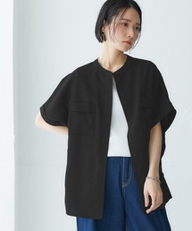 Soiunique（スワユニーク）の「胸ポケットフレンチスリーブシャツ ［Soiunique］（シャツ/ブラウス）」