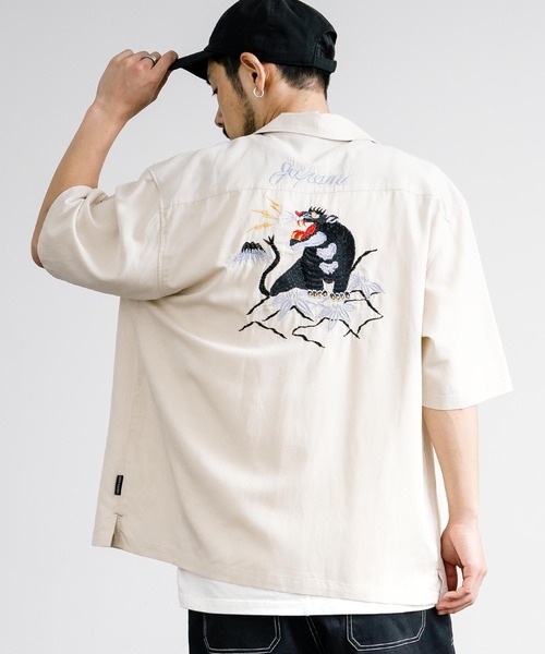ブラウス シャツ A PUPIL:別注　2WAY プリント　BL レディース A PUPIL ブラウス シャツ PUPIL:別注 2WAY プリント BL