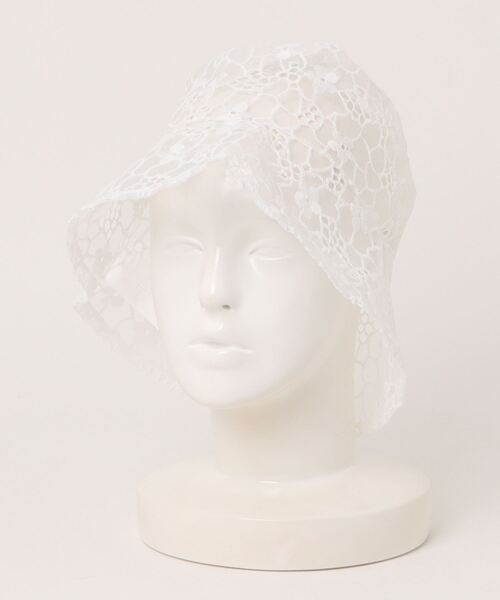 TONE SELECT GOODS(トーンセレクトグッズ)の「pur chouchou/花柄 レース バケットハット P4269(ハット・レディース・ホワイト/ブラック・FREE)」の9枚目の写真