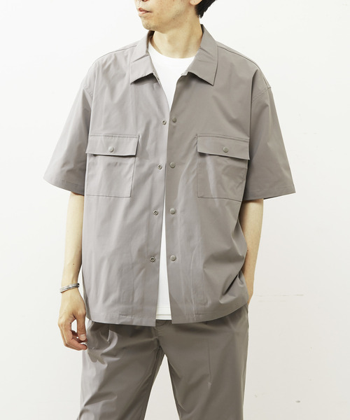 【MASTER FRAME/マスターフレーム】半袖コーチシャツ（シャツ/ブラウス）｜MASTER FRAME（マスターフレーム ）