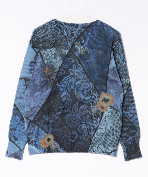 デシグアル Desigual OCEAN ヘビーゲージプルオーバー （ブルー） OCEAN ヘビーゲージプルオーバー（ニット/セーター）｜Desigual