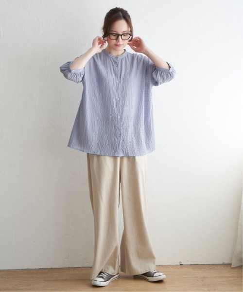 LBC（エルビーシー）の「リネン混ロープベルトイージーパンツ（その他パンツ・レディース・ブラック/ベージュ/ネイビー/ダークオリーブ・M/L）」の11枚目の写真