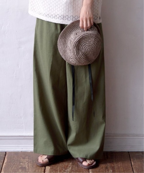 LBC（エルビーシー）の「リネン混ロープベルトイージーパンツ（その他パンツ・レディース・ブラック/ベージュ/ネイビー/ダークオリーブ・M/L）」の16枚目の写真