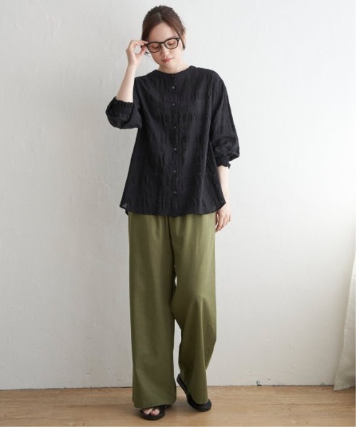 LBC（エルビーシー）の「リネン混ロープベルトイージーパンツ（その他パンツ・レディース・ブラック/ベージュ/ネイビー/ダークオリーブ・M/L）」の19枚目の写真